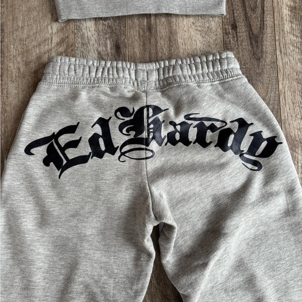 Ed Hardy Gray Zip-Up Hoodie - Picture 4 of 9